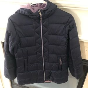 Lands End girls purple/lavender winter coat